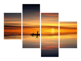 modern-4-piece-canvas-print-romantic-sunset-on-the-sea-ii