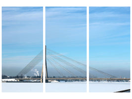 3-piece-canvas-print-bridge-in-the-snow