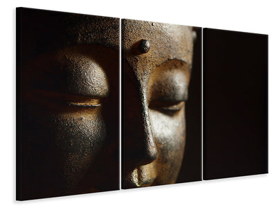 3-piece-canvas-print-close-up-buddha-head