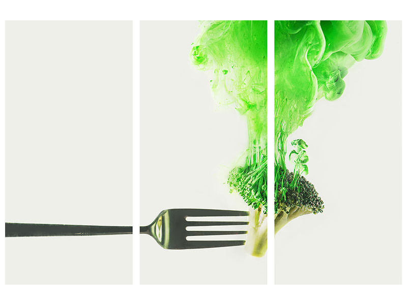 3-piece-canvas-print-disintegrated-broccoli