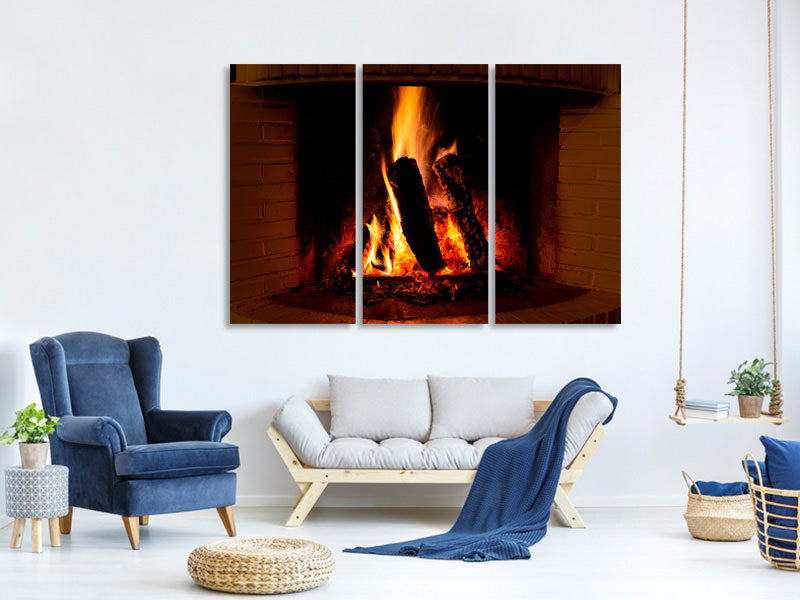 3-piece-canvas-print-fire-in-the-chimney