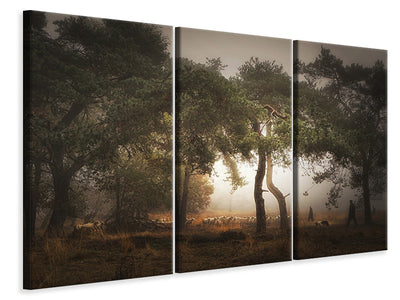 3-piece-canvas-print-foggy-memory-of-the-past-iii