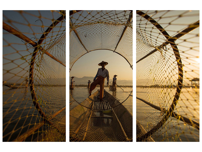 3-piece-canvas-print-inle-fisherman