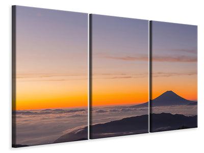 3-piece-canvas-print-mount-fuji-at-sunset