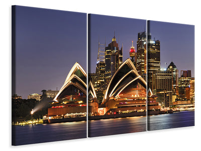 3-piece-canvas-print-skyline-with-the-boat-in-front-of-sydney