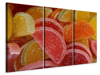 3-piece-canvas-print-sugared-fruit-gums