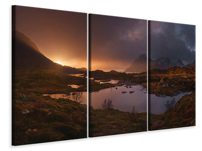 3-piece-canvas-print-sunrise-over-lofoten