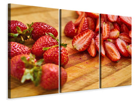 3-piece-canvas-print-sweet-strawberries
