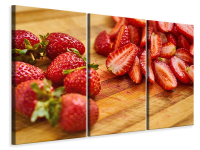 3-piece-canvas-print-sweet-strawberries