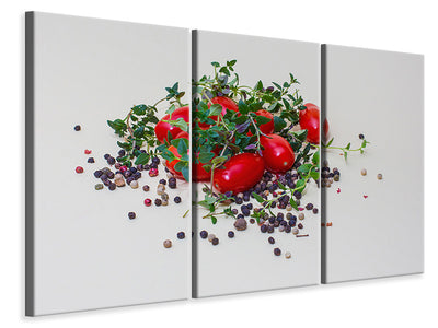 3-piece-canvas-print-tomatoes-and-thyme