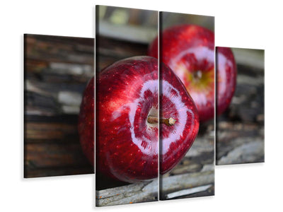 4-piece-canvas-print-2-apples