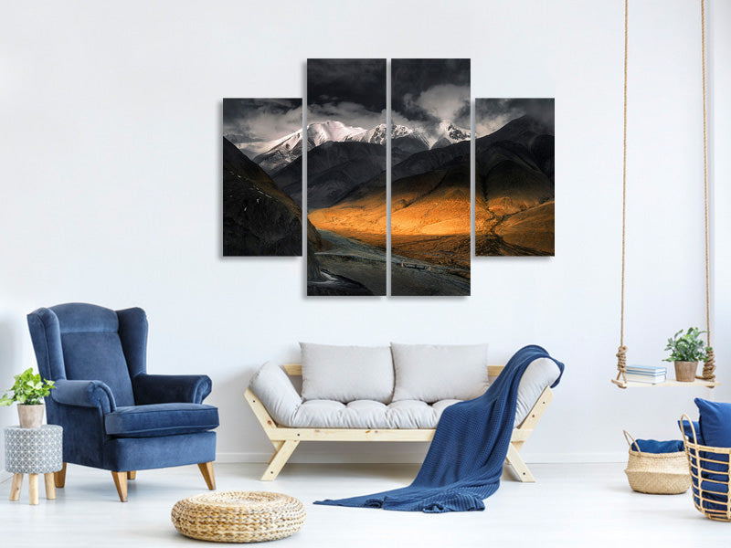 4-piece-canvas-print-a-bend-to-light