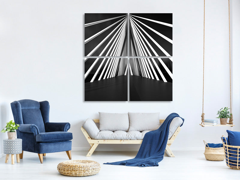 4-piece-canvas-print-big-string-bridge