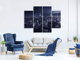 4-piece-canvas-print-blue-city