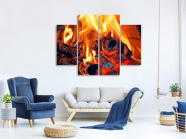 4-piece-canvas-print-campfire