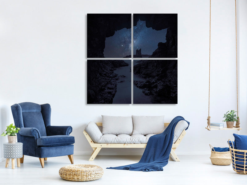 4-piece-canvas-print-cathedral-rock
