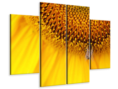 4-piece-canvas-print-close-up-yellow-bud