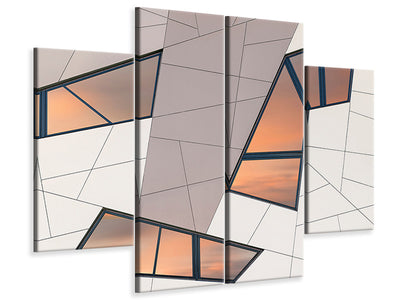 4-piece-canvas-print-evening-reflection