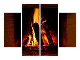 4-piece-canvas-print-fire-in-the-chimney