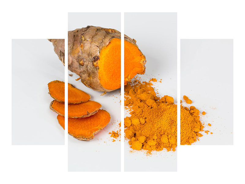 4-piece-canvas-print-fresh-turmeric