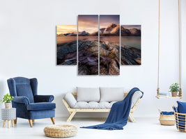 4-piece-canvas-print-frozen-sunrise