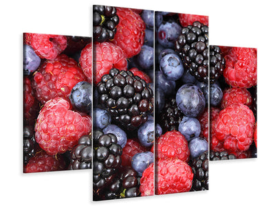 4-piece-canvas-print-fruity-berries