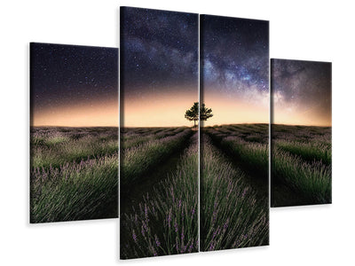 4-piece-canvas-print-lavender-way
