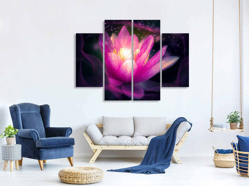 4-piece-canvas-print-lily-in-the-light-play