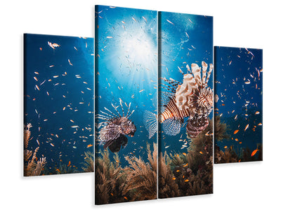 4-piece-canvas-print-lionfish-ii