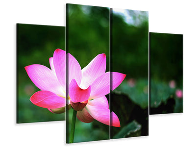 4-piece-canvas-print-lotus-in-nature