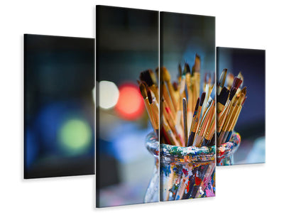 4-piece-canvas-print-many-brushes