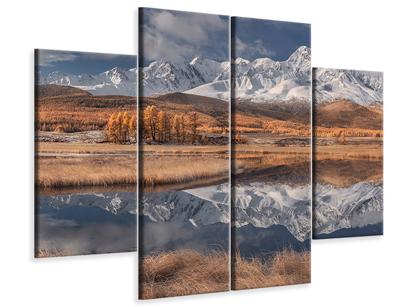 4-piece-canvas-print-mirror-for-mountains-iii