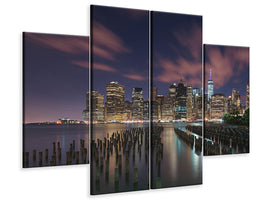 4-piece-canvas-print-new-york-city-at-night