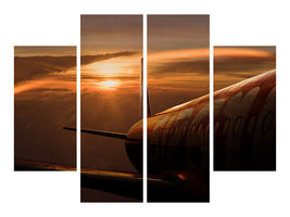 4-piece-canvas-print-out-of-the-flight