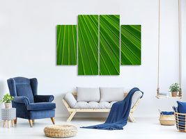 4-piece-canvas-print-palm-stripe-i