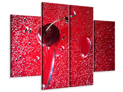 4-piece-canvas-print-photo-waallpaper-the-cherry
