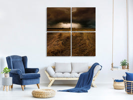 4-piece-canvas-print-straw-country