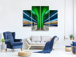 4-piece-canvas-print-subway-forest