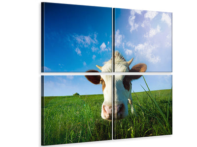 4-piece-canvas-print-the-cow