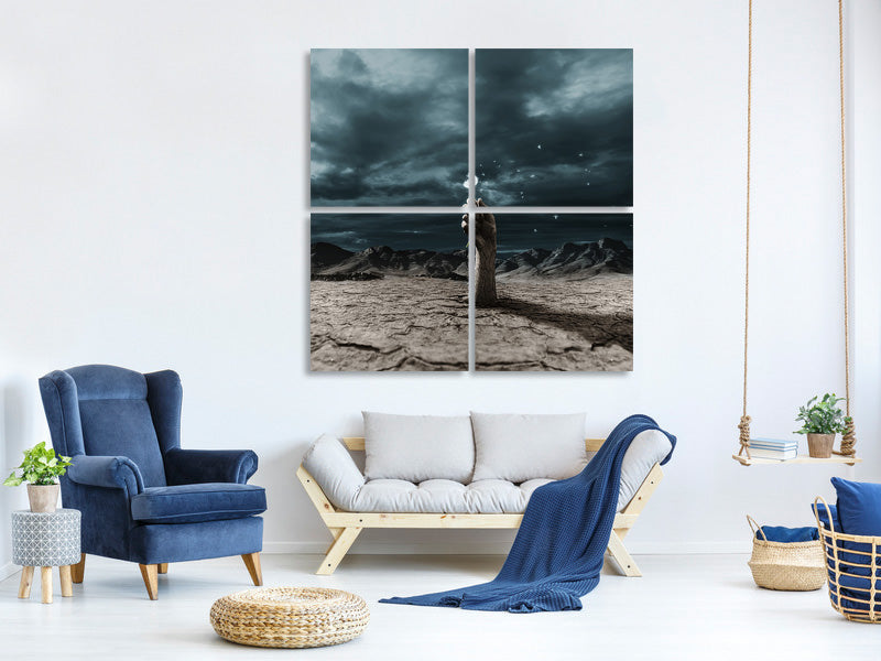 4-piece-canvas-print-the-end-ii