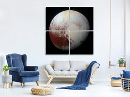 4-piece-canvas-print-the-planet-pluto