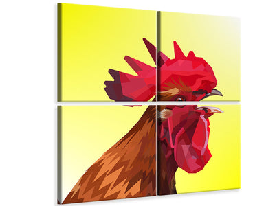 4-piece-canvas-print-the-rooster