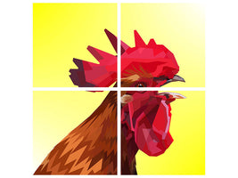 4-piece-canvas-print-the-rooster
