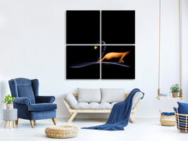 4-piece-canvas-print-the-swan