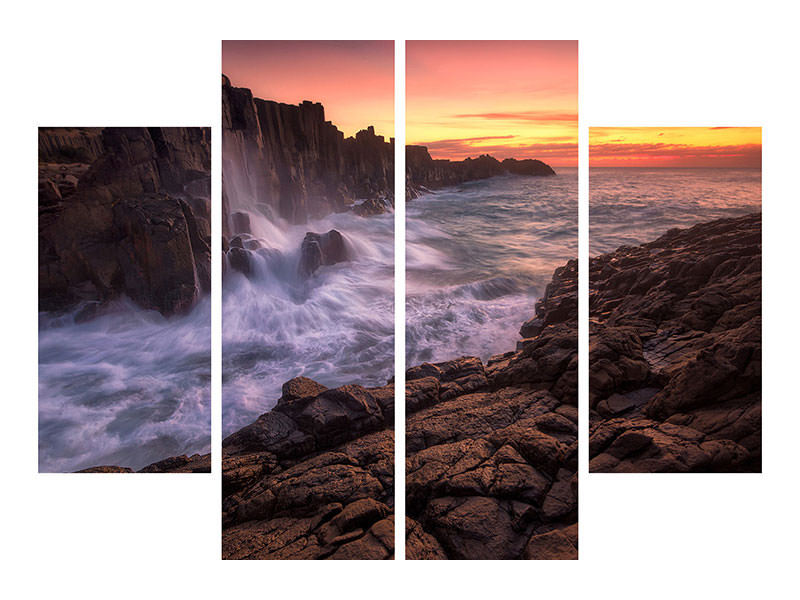 4-piece-canvas-print-wall-by-the-sea