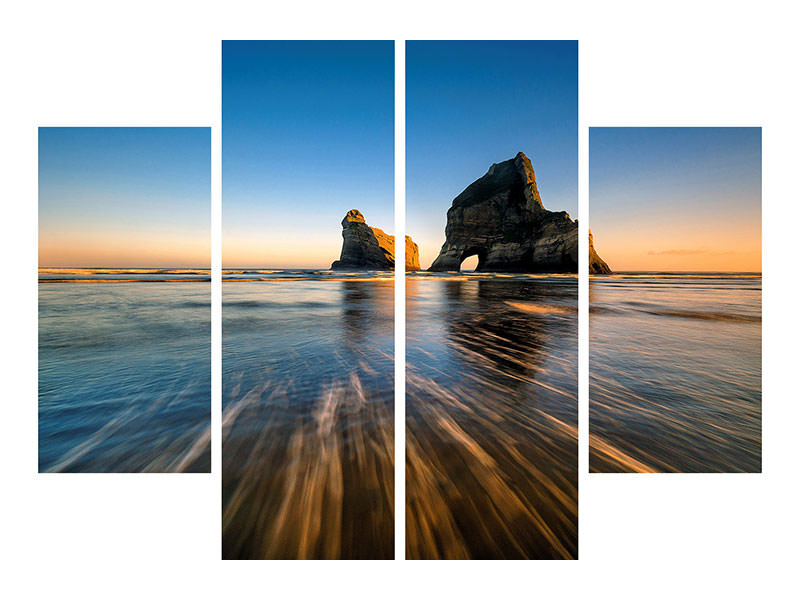 4-piece-canvas-print-wharaiki-beach