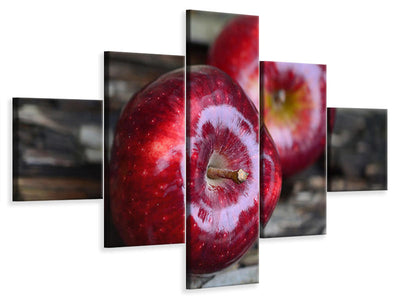 5-piece-canvas-print-2-apples