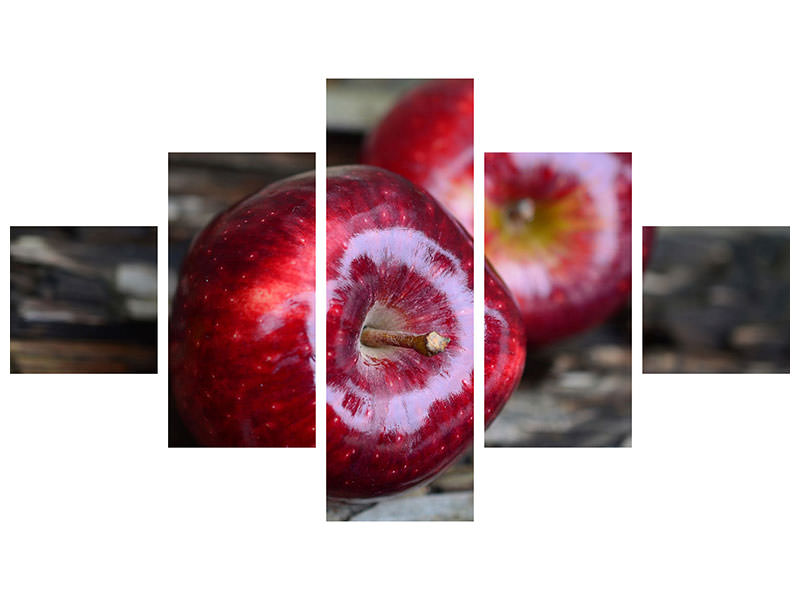 5-piece-canvas-print-2-apples