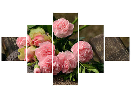 5-piece-canvas-print-a-bouquet-of-roses