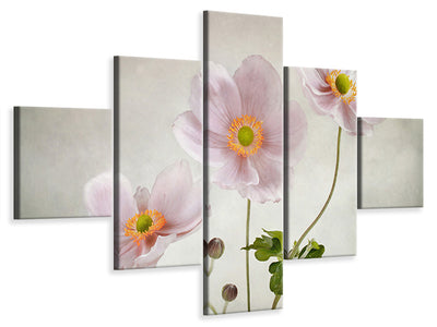 5-piece-canvas-print-anemones-ii